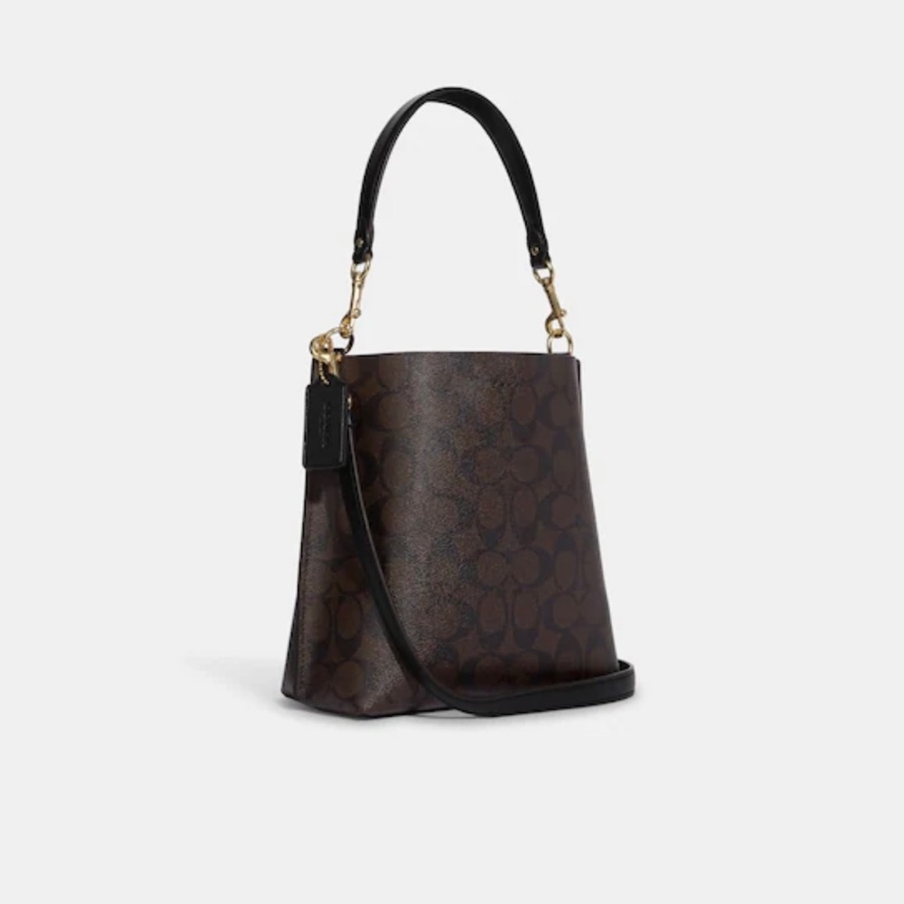 Worn once Coach bucket crossbody bag